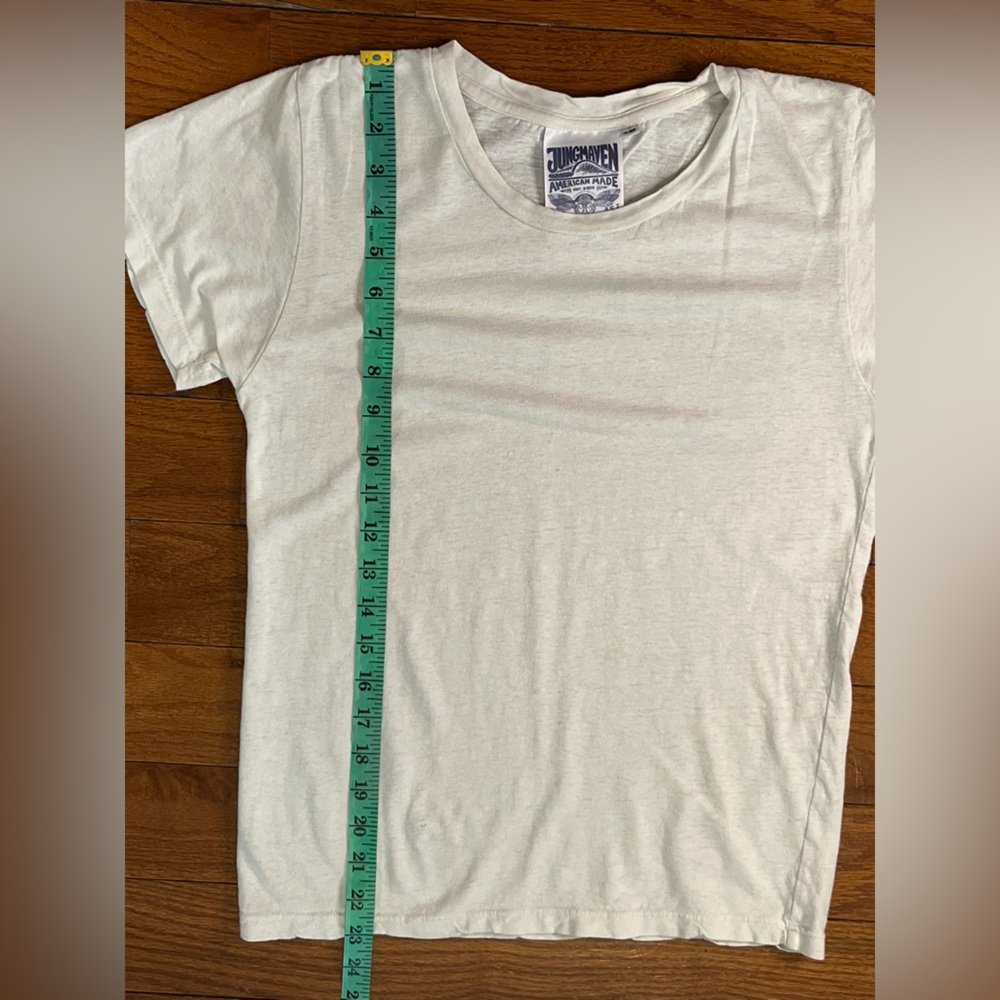 Jungmaven Hemp Organic Cotton Tee Natural Cream Women’s S Sustainable Minimalist - Picture 5 of 7